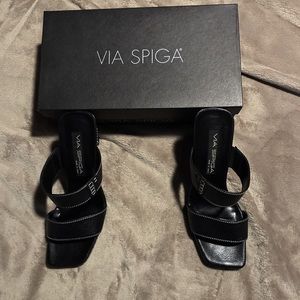 Via Spiga women’s high heel casual mules size 9